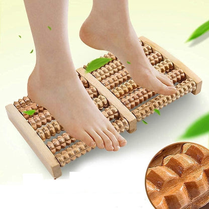 Wooden Foot Massage Roller